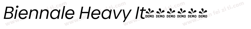 Biennale Heavy It字体转换